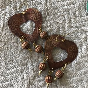 Vintage Heart Earings